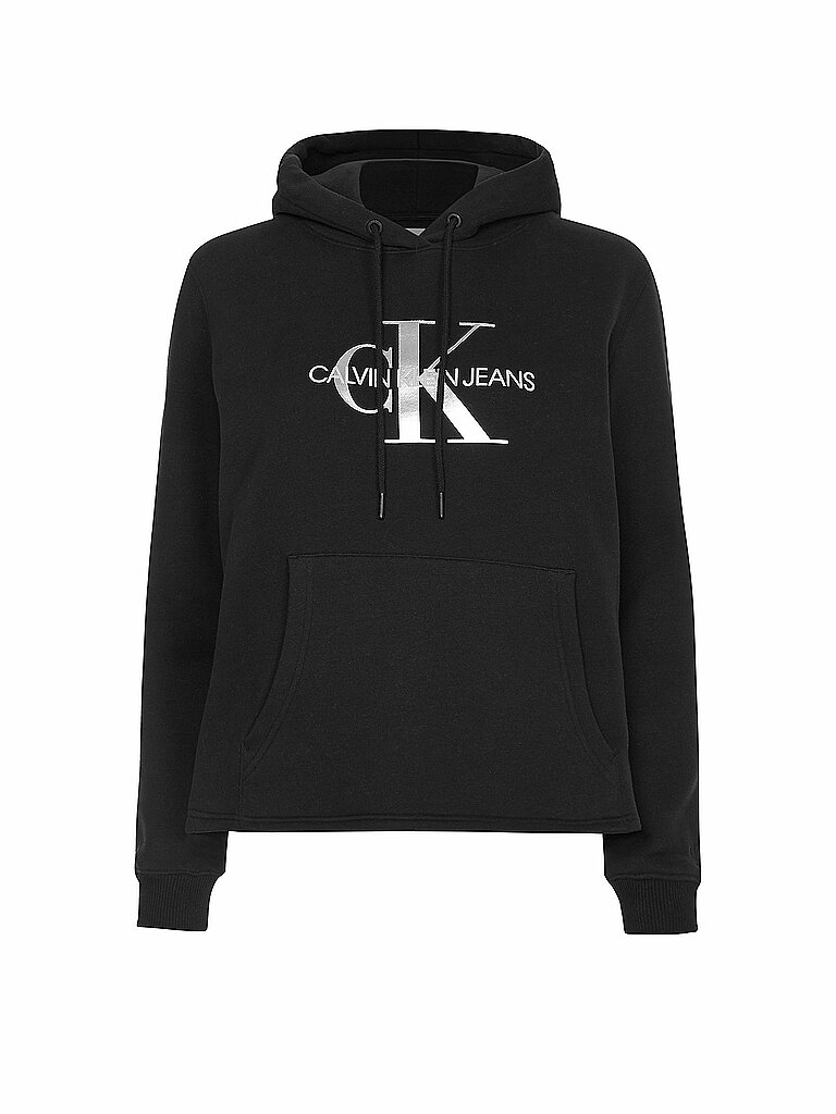 CALVIN KLEIN JEANS Kapuzenpullover - Hoodie schwarz | XS